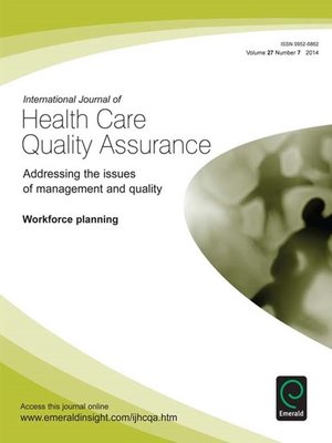cover image of International Journal of Health Care Quality Assurance, Volume 27, Issue 7